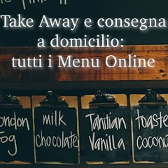 tutti i menu dei take away online